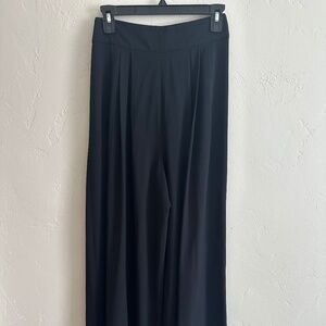Alice & Olivia Black Wide Leg Pant